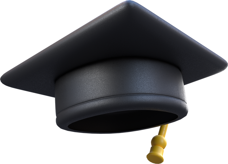 College graduation hat